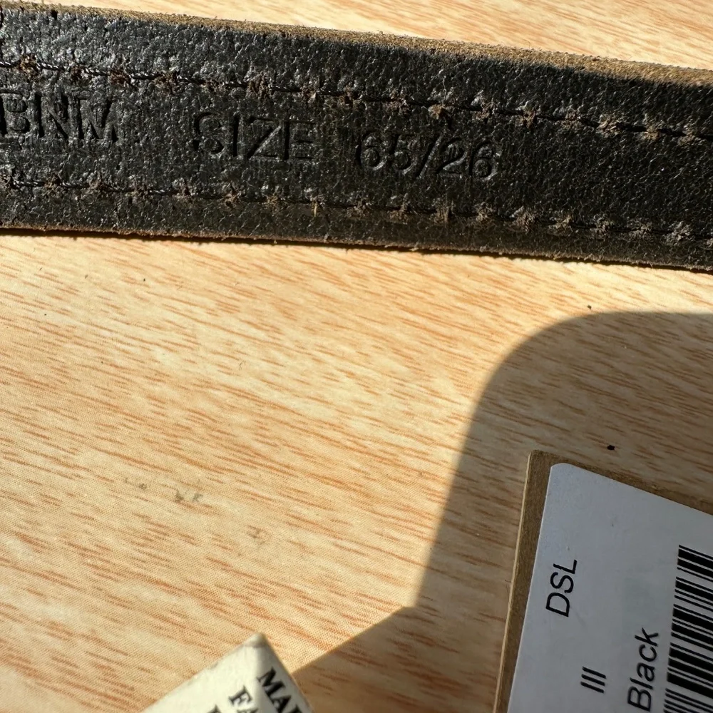 Diesel girl’s Beratik leather belt new with tags 26”